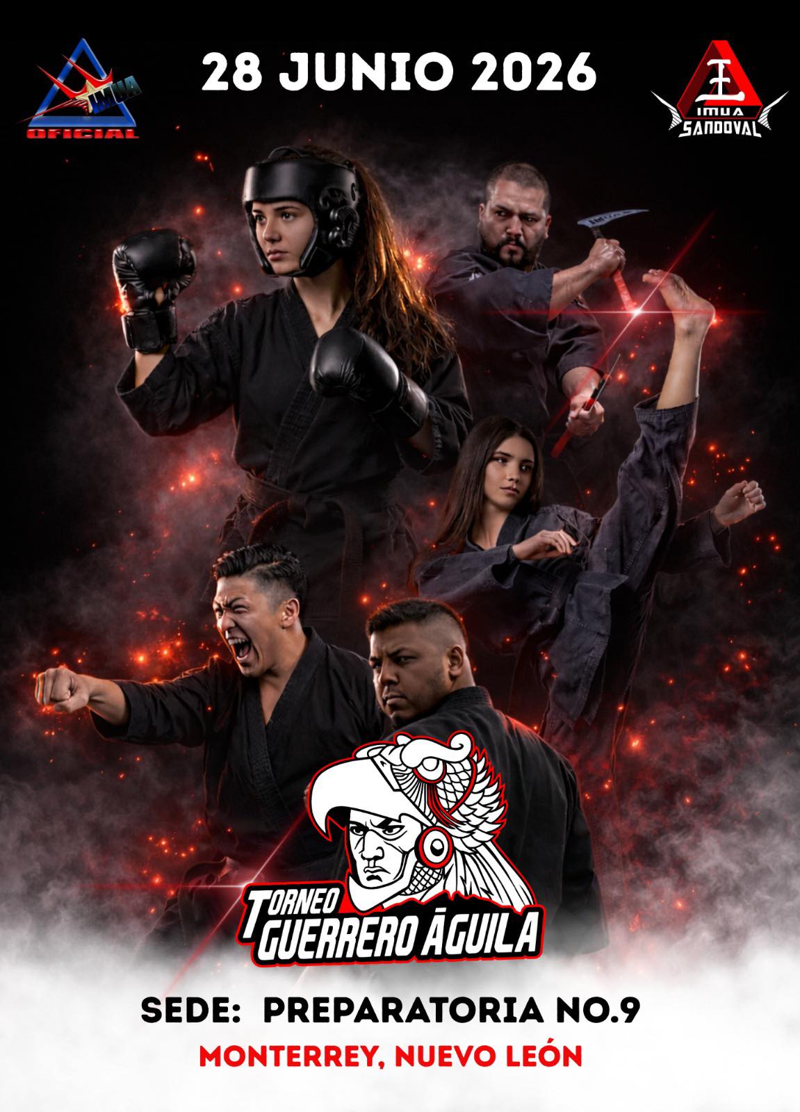 Flyer del Torneo Guerrero Águila IMUA San Bernabé